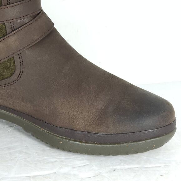 UGG Women's Simmens US8,5? Brown Leather Lined LaceUp Waterproof Wintet Boots - Picture 16 of 16